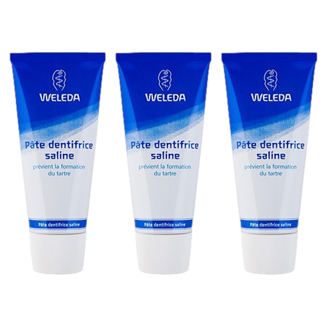 ヴェレダ 歯みがきソルト 75ml x 3 もっとお得な3個セット
