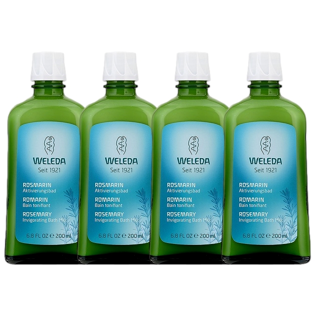 ヴェレダ ローズマリー バスミルク 200ml x 4 お得な4個セット