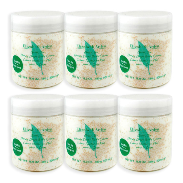 エリザベスアーデン グリーンティー ハニードロップ ボディクリーム 500mlx 6 お得な6個セット