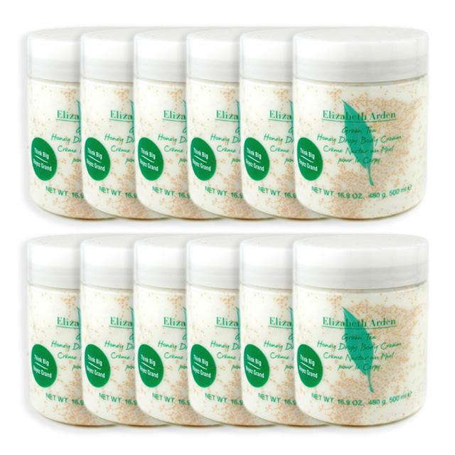 エリザベスアーデン グリーンティー ハニードロップ ボディクリーム 500mlx 12 お得な12個セット