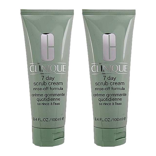クリニーク セブンデイ スクラブ クリーム リンス オフ フォーミュラ 100ml x 2 お得な2個セット