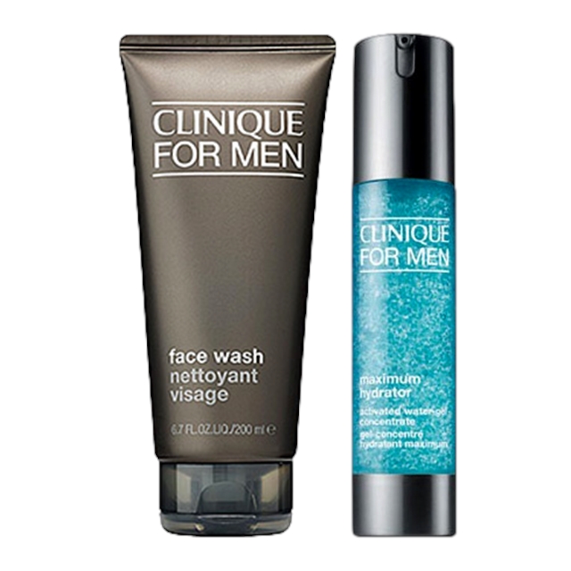 クリニーク フォーメン 2点セット/ フェース ウォッシュ 200ml  ＋ MX ハイドレーター ウォーター ジェル コンセントレート 48ml