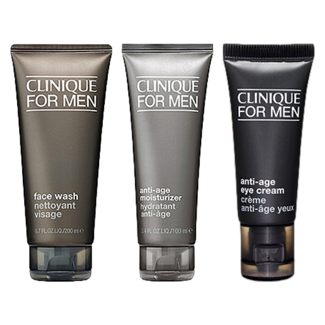 クリニーク フォーメン 3点セット/ フェース ウォッシュ 200ml  ＋  AG モイスチャライザー 100ml  ＋  AG アイクリーム 15ml