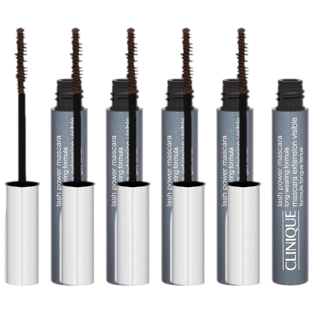 クリニーク ラッシュ パワー マスカラ ロング ウェアリング フォーミュラ 6ml x 5 04 ダークチョコレート【数量限定激安】
