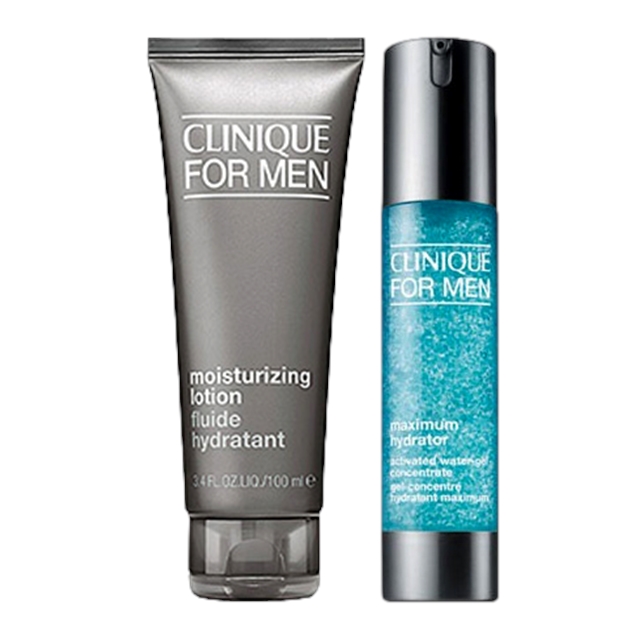 クリニーク フォーメン 2点セット/ モイスチャライジング ローション 100ml  ＋ MX ハイドレーター ウォーター ジェル コンセントレート 48ml