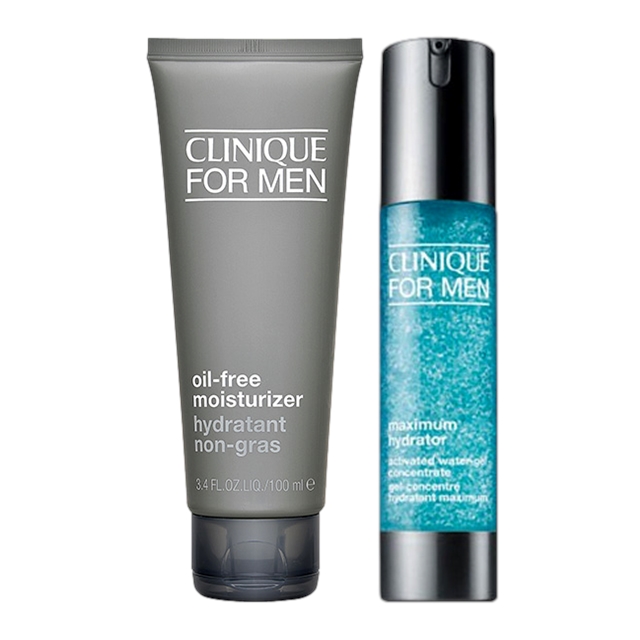 クリニーク フォーメン 2点セット/オイルフリーモイスチャライザー  100ml  ＋ MX ハイドレーター ウォーター ジェル コンセントレート 48ml