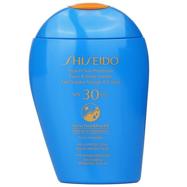 資生堂 パーフェクト サン プロテクター SPF 30 UVA フェイス & ボディ ローション (ターンズ インビジブル， ハイ プロテクション & ベリー ウォーター レジスタント) 150ml