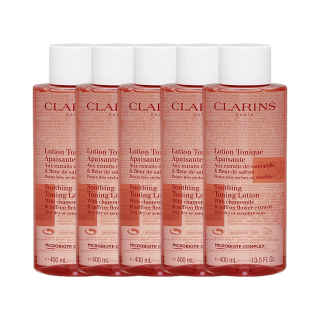 クラランス トーニング ローション SP エキストラ コンフォート 400ml x 5 日本未発売サイズ