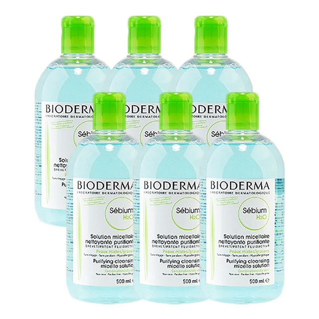 ビオデルマ セビウムH2O 500ml x 6  お得な6個セット
