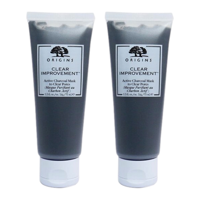 オリジンズ クリア インプルーブメント アクティブ チャコール マスク 75ml×2 【お得！】2個セット