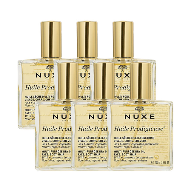 ニュクス プロディジュー オイル 100ml x 6  お得な6個セット