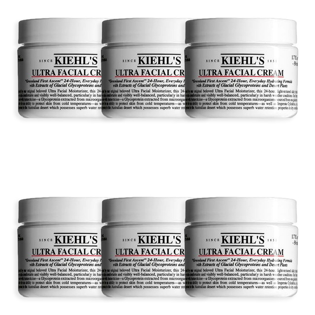 キールズ / キール クリーム UFC (ウルトラフェイシャルクリーム）  50ml x 6 【数量限定激安】