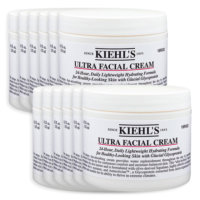 キールズ / キール クリーム UFC (ウルトラフェイシャルクリーム）  125ml x 12 お得な12個セット