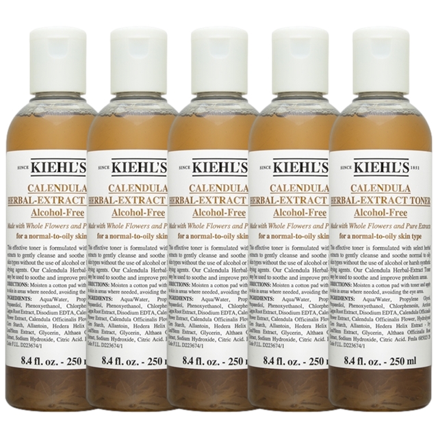 キールズ / キール ハーバル トナーCL アルコールフリー 250ml x 5 お得な5個セット