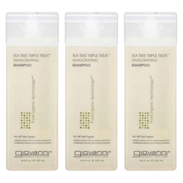 ジョヴァンニ ティーツリー トリプルトリートメント シャンプー 250ml x 3 もっとお得な3個セット
