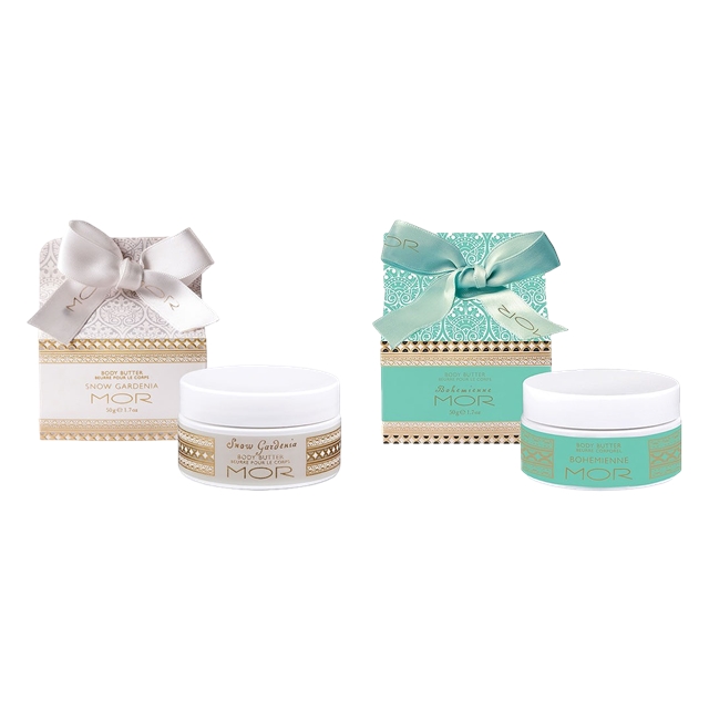 モア リトルラグジュアリーズ ボディーバター2種セット 50gx2 スノーガーデニア＋ ボヘミアンブーケ
