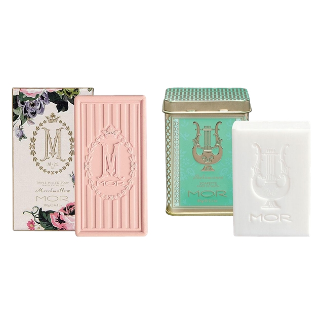 モア マシュマロ トリプルミルドソープ 180g とリトルラグジュアリーズ プチソープ ボヘミアンブーケ 60g のセット
