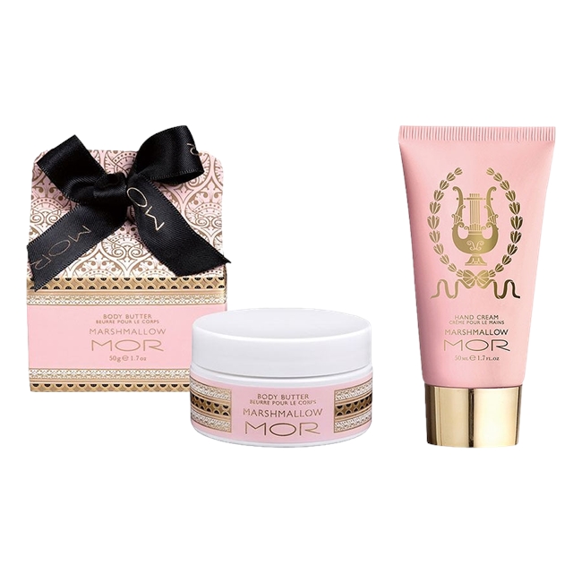モア リトルラグジュアリーズ ボディーバター +ハンドクリームセット 50g+50ml マシュマロ