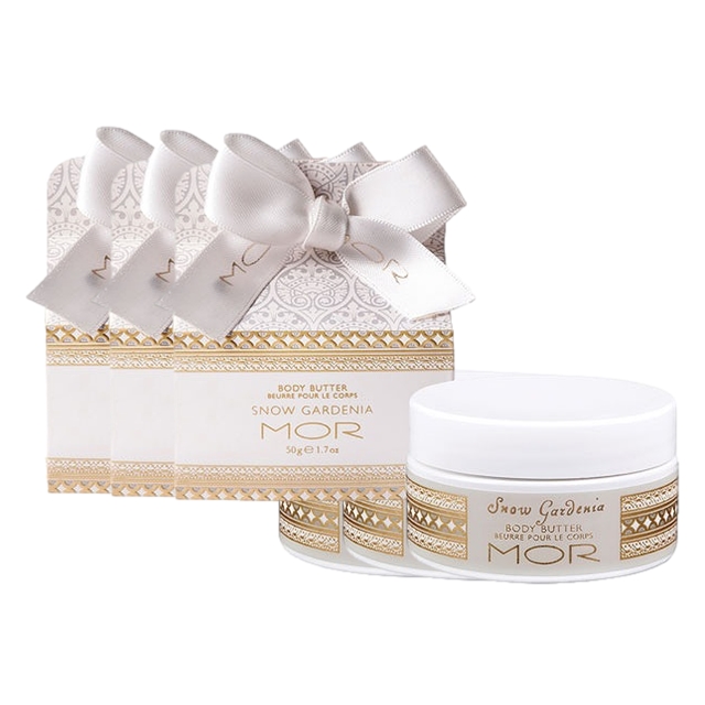 モア リトルラグジュアリーズ ボディーバター スノーガーデニア 50g x 3 お得な3個セット