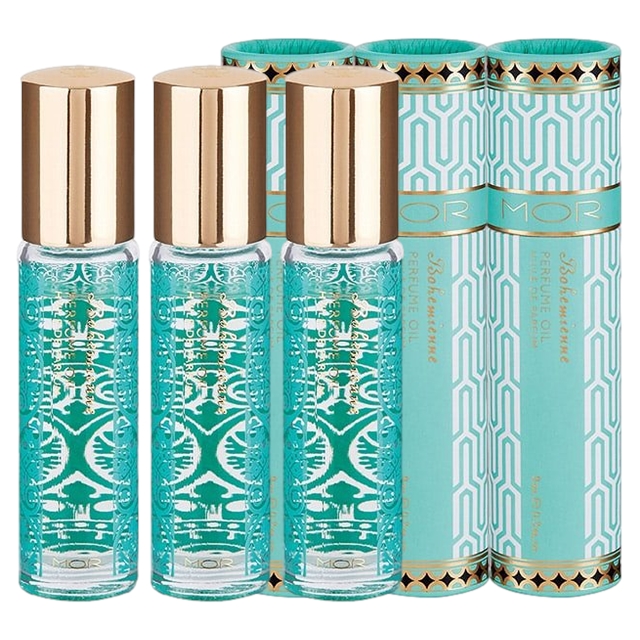 モア リトルラグジュアリーズ ロールオンパフュームオイル ボヘミアンブーケ 9mL x 3 お得な3個セット