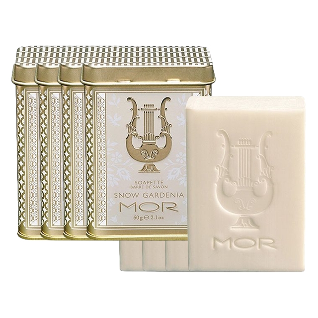 モア リトルラグジュアリーズ プチソープ スノーガーデニア 60g x 4 お得な4個セット