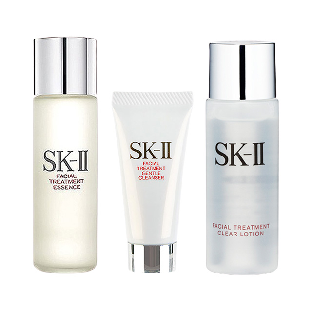 エスケーツー（SK-II／SK2） フェイシャルトリートメント ジェントルクレンザー ＋ エッセンス ＋ クリア ローションセット 20g+30mlx2