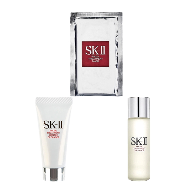 エスケーツー（SK-II／SK2） フェイシャルトリートメント マスク＋ ジェントルクレンザー ＋  エッセンス セット 1枚+20g+30ml