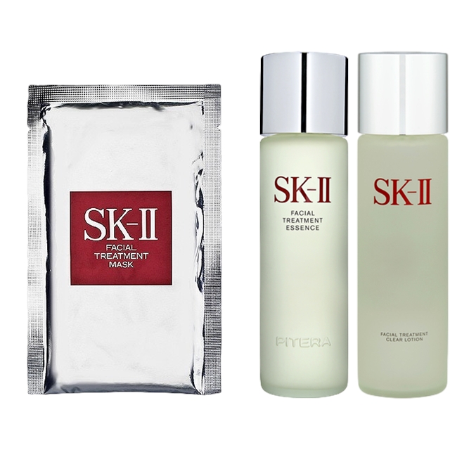 エスケーツー（SK-II／SK2） フェイシャル トリートメント マスク   1枚 とフェイシャル トリートメント エッセンス 230ml とフェイシャルトリートメント クリア ローション 230ml のセット