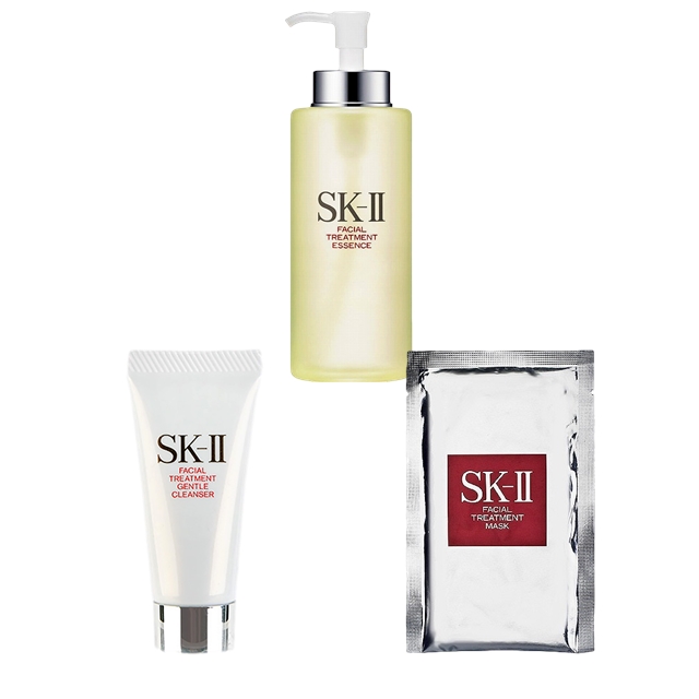エスケーツー（SK-II／SK2） フェイシャルトリートメント マスク＋ ジェントルクレンザー ＋  エッセンス セット 1枚+330ml+20g