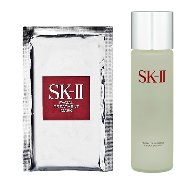 エスケーツー（SK-II／SK2） ピテラベーシックケア 2点セット/FTマスク   1枚  ＋ FTクリア ローション 230ml
