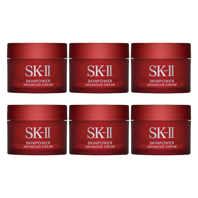 エスケーツー(SK-II/SK2) スキンパワー アドバンスト クリーム 90g(15g×6) ミニサイズ6個セット