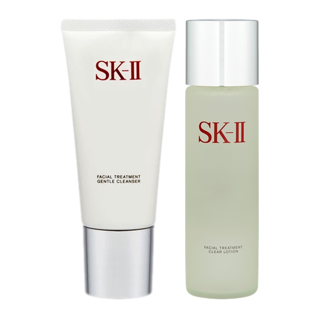 エスケーツー（SK-II／SK2） フェイシャルトリートメント ジェントルクレンザー ＋  クリア ローション セット 120g+230ml