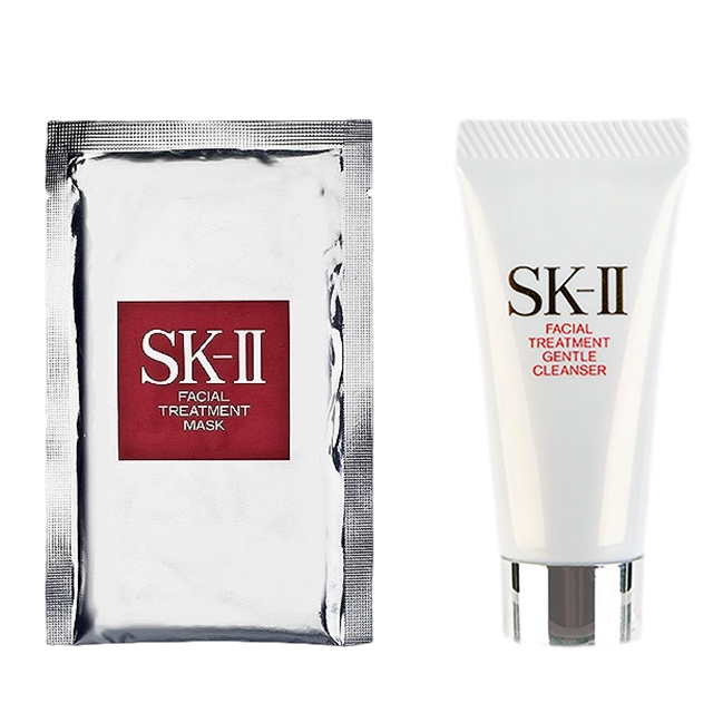エスケーツー（SK-II／SK2） ピテラベーシックケア 2点セット/FT マスク   1枚  ＋ FTジェントルクレンザー 20g