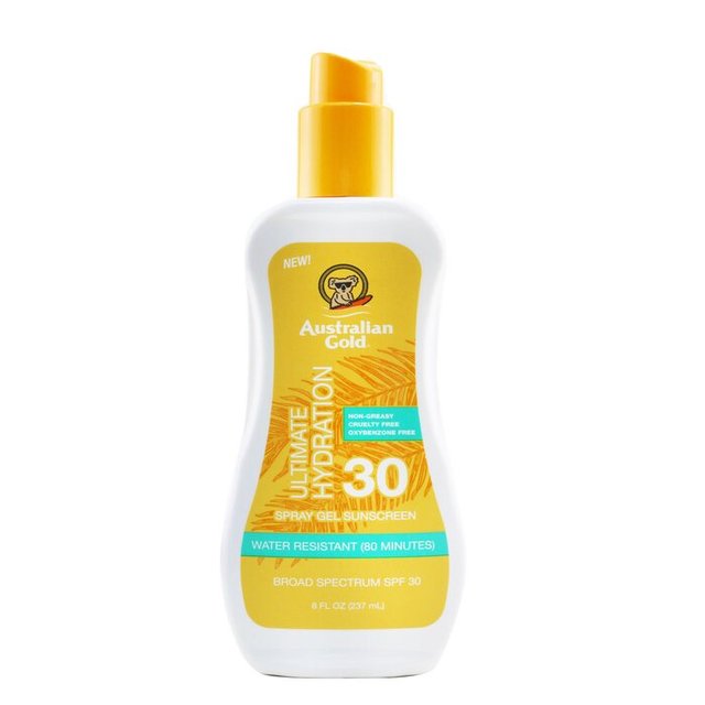 オーストラリアン ゴールド スプレー ジェル サン スクリーン SPF30 （アルティメイト ハイドレーション） 237ml