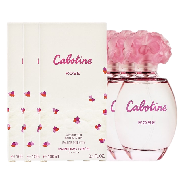 グレ カボティーヌ ローズ オードトワレ 100ml x 3 お得な3個セット