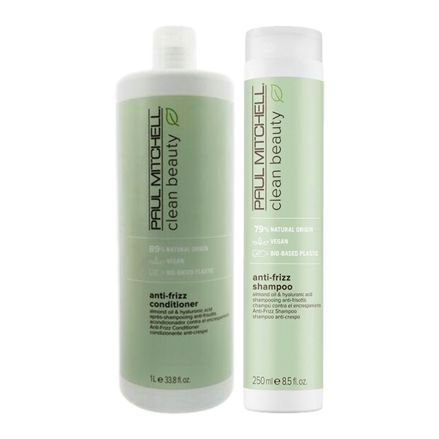 ポールミッチェル クリーン ビューティー A フリッズ シャンプー と クリーン ビューティー A フリッズ コンディショナー のセット 1000ml(サロンサイズ）x2