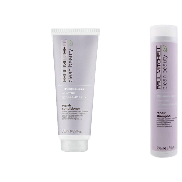 ポールミッチェル クリーン ビューティー リペアー シャンプー と クリーン ビューティー リペアー コンディショナー のセット 250mlx2
