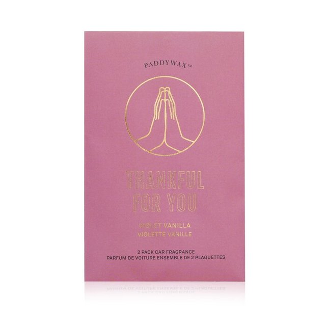 パディワックス インプレッションズ カー フレグランス サンクフル フォー ユー 2枚入り