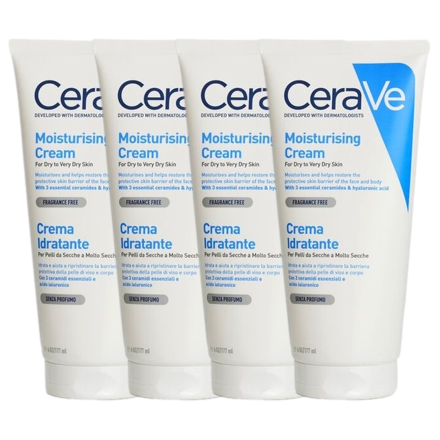セラヴィ モイスチャライジング クリーム （ドライ/ベリードライ） 177ml×4 【お得！】4個セット