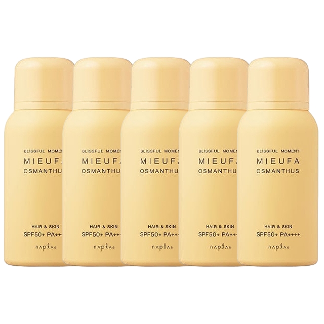 ナプラ ミーファ フレグランスUVスプレー 80g x 5 オスマンサス