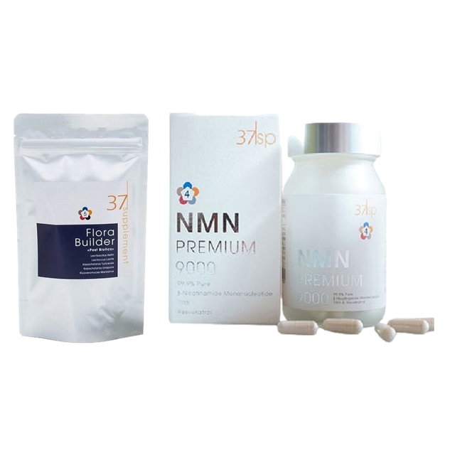 37℃ フローラビルダー プラス 60粒 とNMNプレミア9000 60粒+90粒