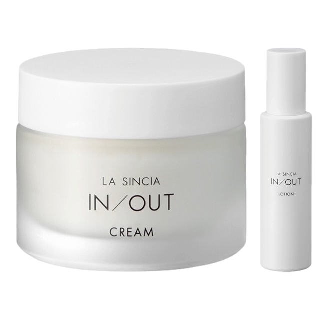 ラシンシア IN/OUT 2点セット/ クリーム 50mL  ＋  ローション 120mL