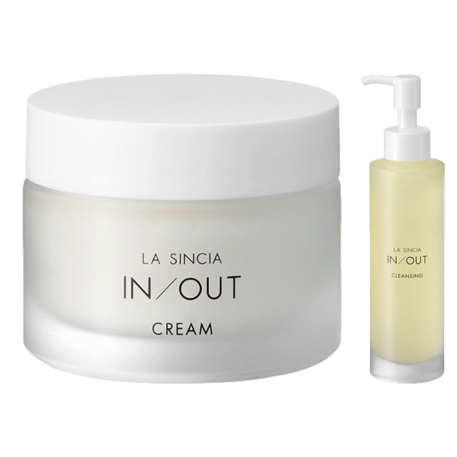 ラシンシア IN/OUT 2点セット/ クリーム 50mL  ＋  クレンジング 150mL
