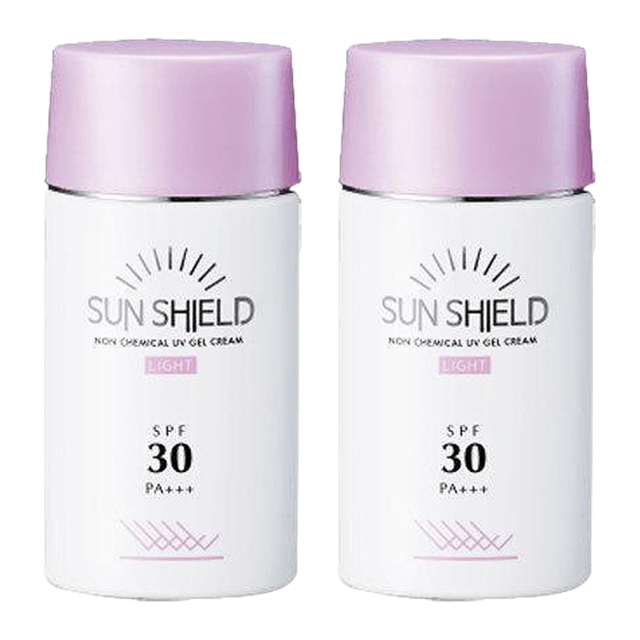 ラシンシア サンシールドゲル 55ml x 2 ライト　SPF30 PA+++