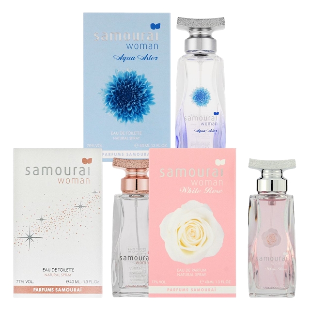 サムライ ウーマンセット/ アクアアスター + 01 NEW  とホワイトローズ