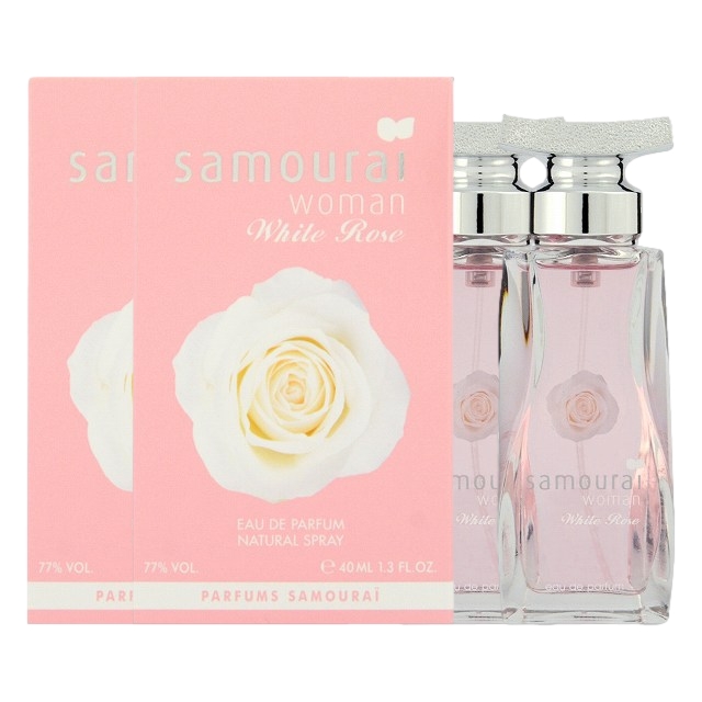 サムライ ウーマン　ホワイトローズ　オードパルファム 40ml x 2 お得な2個セット