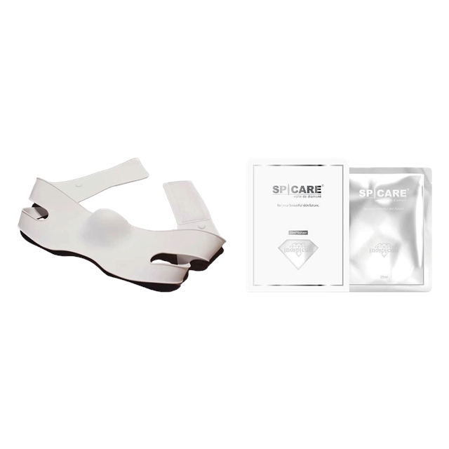 スピケア Vラインコルセット  とヴェールドダイヤモンド 25ml ×6枚 のセット