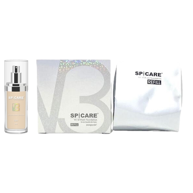スピケア V3 パーティクルプライマー ＋  ブリリアント ファンデーションセット 30ml+15g(レフィル) ライト