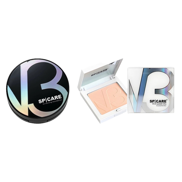 スピケア V3 2点セット/ エキサイティングファンデーション 15g ケース入り・パフ1枚付き 本体 ＋  セットアップパウダー 11.5g シャイニー 15g ケース入り・パフ1枚付き+11.5g 本体+シャイニー