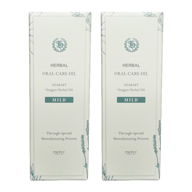 O2クラフト ハーバル オーラルケアオイル【マイルド】 20ml x 2 お得な2個セット